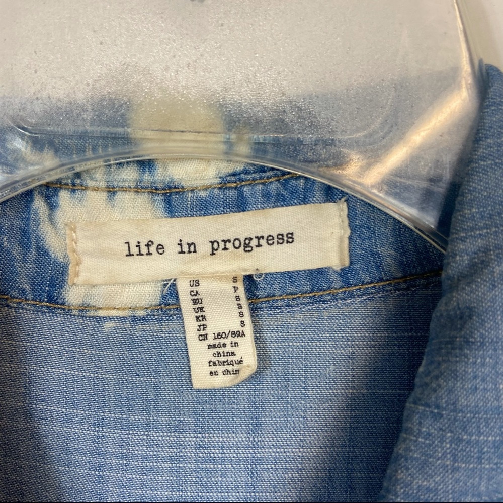 🔥Life In Progress Acid button Up - Picture 4 of 7